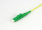 Multi Mode ST Fiber Optic Pigtail UPC APC Corning Fiber With Yellow Color supplier