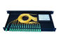 1x16 Fiber Optic PLC Splitter Rack Mounted Fiber Terminal Box supplier